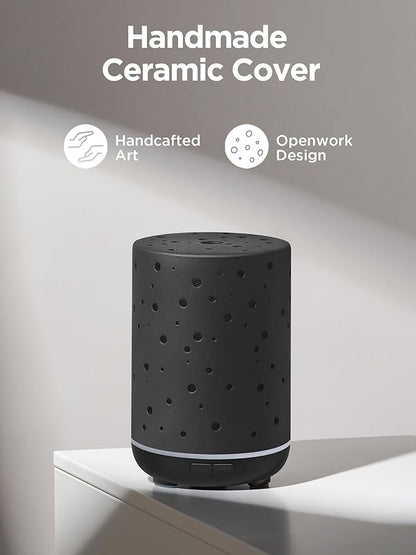 InnoGear Essential Oil Diffuser, 150ml Ceramic Diffuser Ultrasonic Air - Image 2
