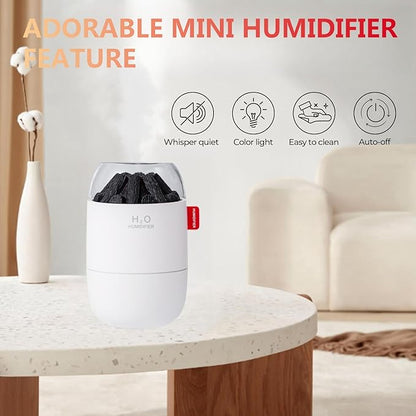 Portable Mini Humidifier, Small Cool Mist, Personal Desktop Humidifier - Image 3