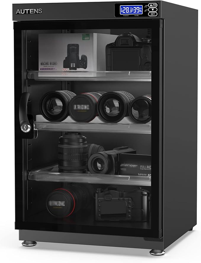 AUTENS 80L Dehumidifying Dry Cabinet Box, Digital Control Noiseless and Energy by AUTENS