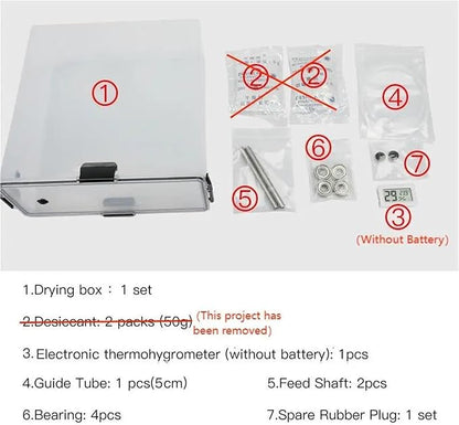 3D Printer Accessories Filament Dry Box Storage Hot-Air Heating Storage Box - Image 2