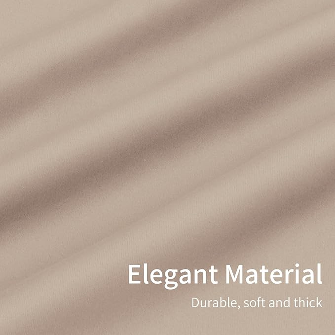 Easy-Going Blackout Curtains for Bedroom, Solid Thermal Insulated Grommet and - Image 6