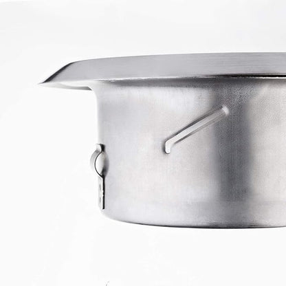 calimaero® TVE 4" Stainless Steel Vents, Round Adjustable Wall Air Vent - Image 8