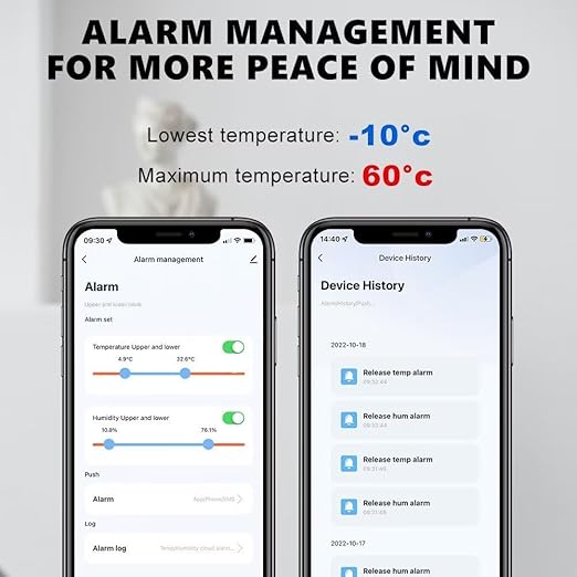 Temperature and Humidity Monitor Sensor WiFi & Bluetooth, No Hub Required - Image 6