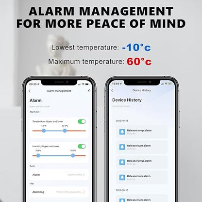 Temperature and Humidity Monitor Sensor WiFi & Bluetooth, No Hub Required - Image 6