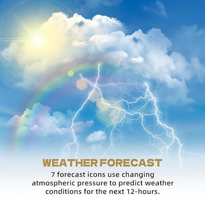 Indoor Outdoor Thermometer Wireless Weather Stations, - Image 4