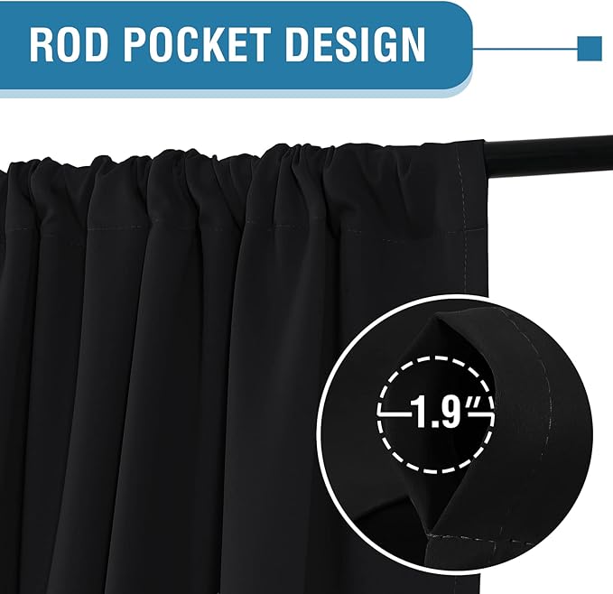 H.VERSAILTEX 100% Blackout Curtains - Image 3