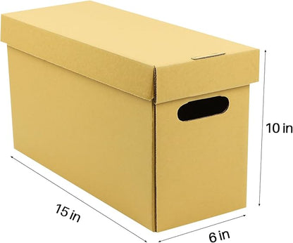 Lineco Archival Record Storage Cartons, Ready-To-Assemble Filing Boxes - Image 2