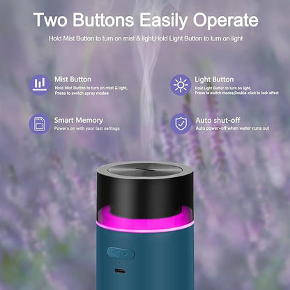 HODEMI Portable Smart Essential Oil Diffuser, Cold Mist Car Air Freshener - Image 5