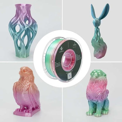 Rainbow PLA Filament, Dimensional Accuracy +/- 0.02 mm, 1kg Spool, 1.75 mm - Image 3