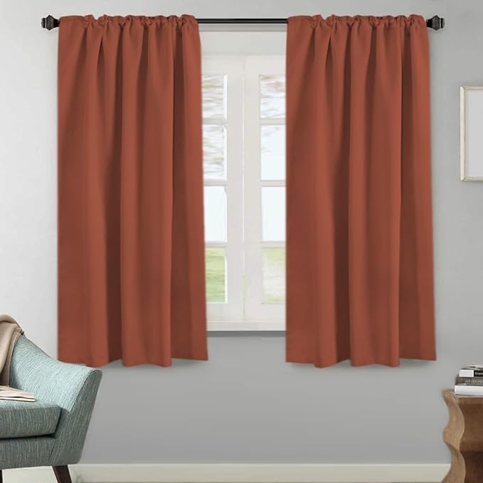 H.VERSAILTEX Blackout Curtains Thermal Insulated Window Treatment Panels Room - Image 2