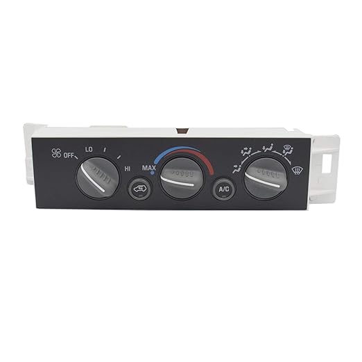 9378815 15-72548 599-007 AC Heater Control Panel Climate Control Module Switch by MOCW
