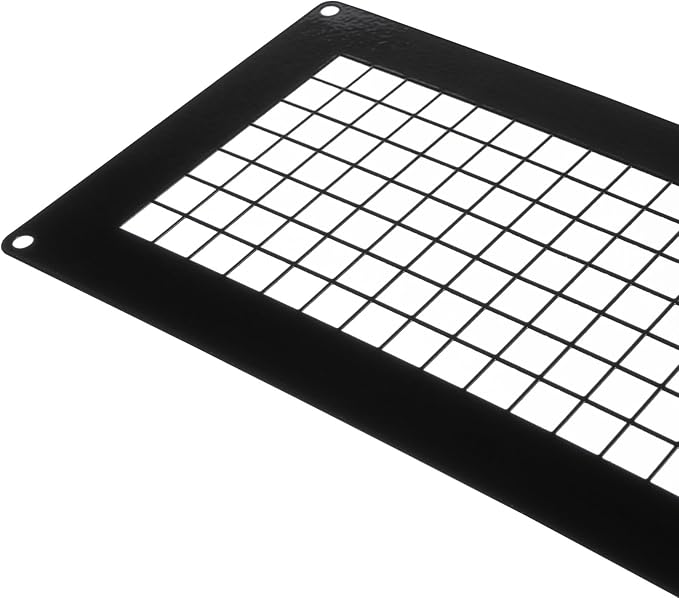 Repa Market 10" x 5" Inch Black Galvanized Steel Rectangular Crawl Space Vent - Image 7