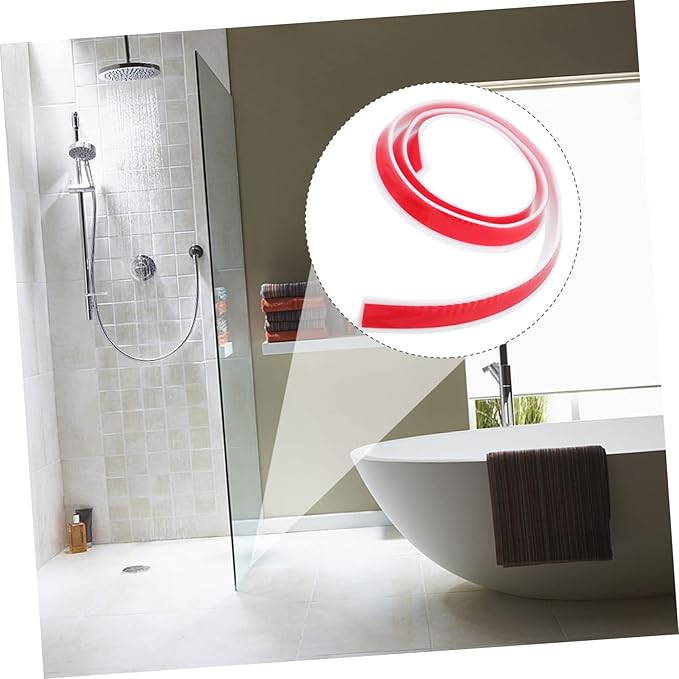 1pc Self-adhesive Shower Room Baffle Strip Bathroom Retaining Strip - Image 6