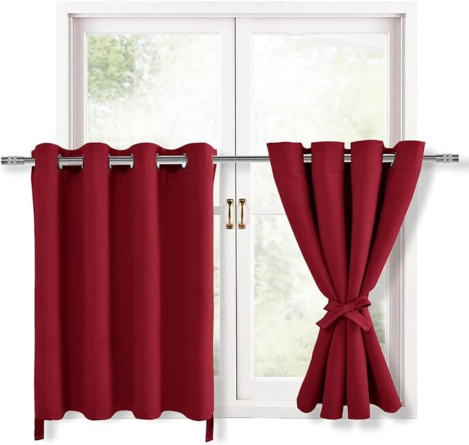 Hiasan RV Blackout Curtains for Bedroom, 52 x 30 Inches Long by Hiasan