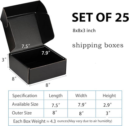 Small Shipping Boxes 8x8x3 Inch - Image 2