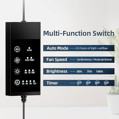 LED Grow Light for Indoor Plant, 4300k 20W, Full Spectrum Plant Light for - Image 4