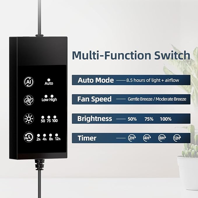 Grow Lights for Indoor Plants, Clip on Full Spectrum Led Plant Grow Light - Image 4