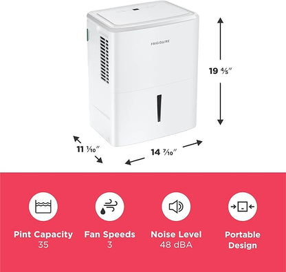 Frigidaire 35-Pint Portable Dehumidifier - Image 3