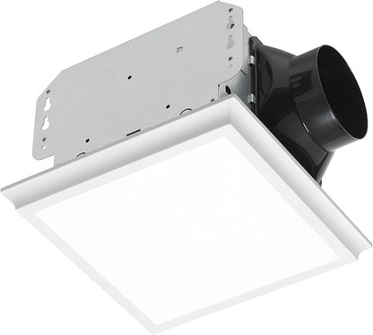 Homewerks 7141-110-G4 Bathroom Fan Integrated LED Light Ceiling Mount Exhaust by HomewerksWorldwide