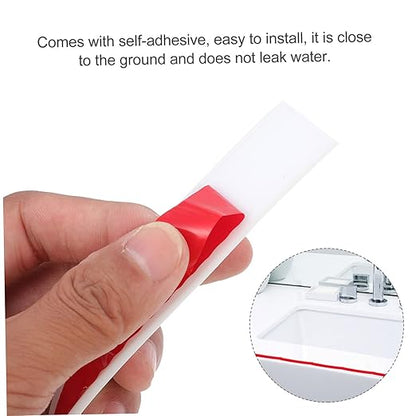 3pcs Water Retaining Strip Self-Adhesive Bathroom Kitchen Barrier Seal - Image 7