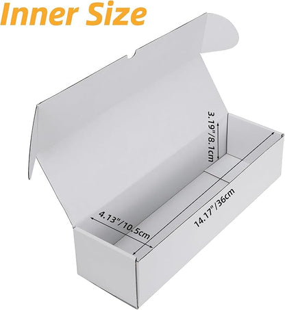 Bulk 400 Capacity Card Toploaders Storage Box, in Total 25 Pack All White - Image 4