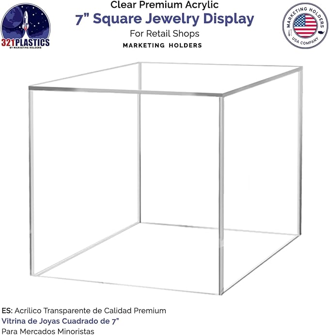 7 Inch Acrylic Display Riser Box - Image 5
