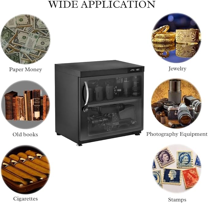 80LT Electronic Dry Cabinet for Camera, Lens & Electronics – Silent - Image 8