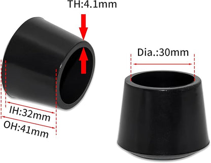 Flyshop 1-3/16", 30 mm, Patio Round Chair Leg Caps, Furniture Table Feet Covers - Image 2