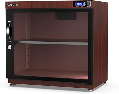 AUTENS 80L Dehumidifying Dry Cabinet Box, Wood grain Design Digital Control - Image 9