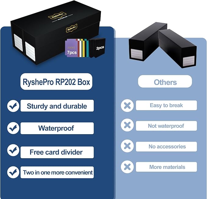 Trading Card Storage Box with Magnetic Closure - Image 6