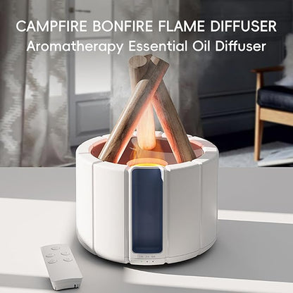 Campfire Flame Fire Diffuser, Bonfire Aromatherapy Essential Oil Diffuser - Image 2