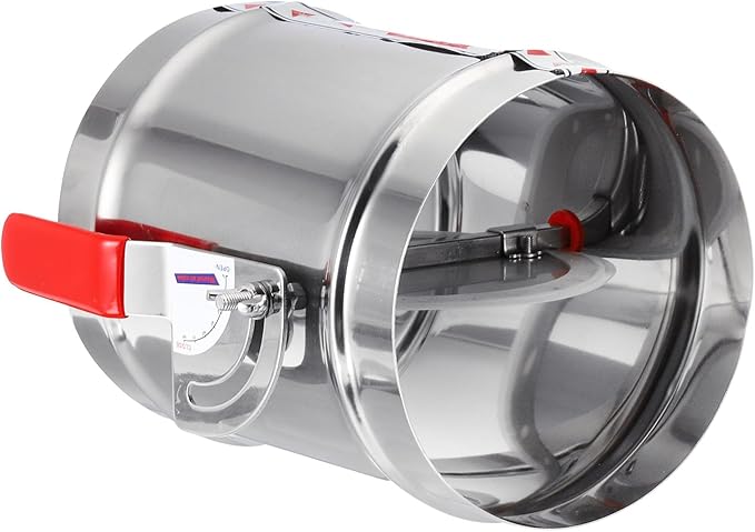 PATIKIL HVAC Duct Manual Volume Backdraft Damper, 6 Inch/150mm, Airflow Ducting by PATIKIL