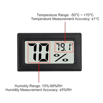 3Pcs Mini Digital Thermometer Hygrometer Electronic Temperature Humidity Gauge - Image 3
