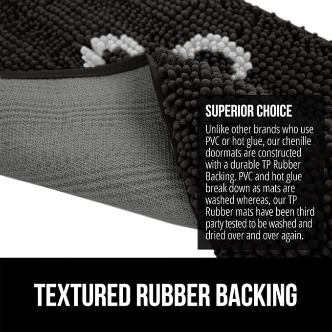 GORILLA GRIP SOAKSTOPPER Dog Door Mat, 30x20 Machine Washable Rug Absorbent - Image 5