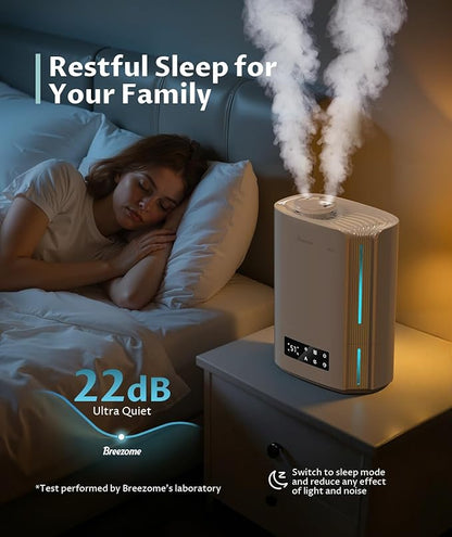 BREEZOME 6L Humidifiers for Bedroom Large Room & Essential Oil Diffuser - Image 4