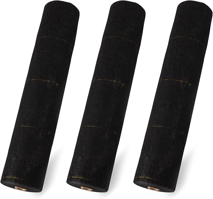 Dewitt 3-Pack Pro-5 Weed Barrier Fabric 5 oz, 4 x 250 Feet – Heavy-Duty Woven by DeWitt