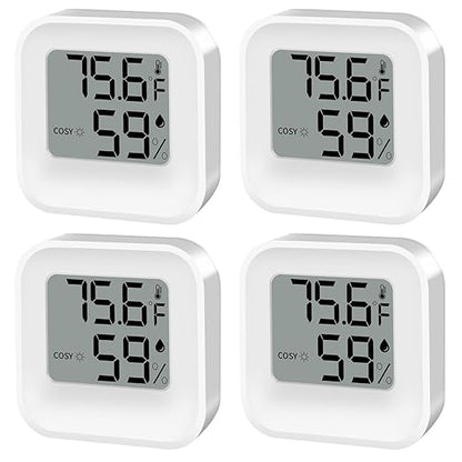 Digital Hygrometer Thermometer for Room Temperature Humidity Meter Indoor by KESHIDE