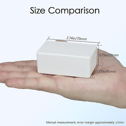 Project Box 8 Pieces Electrical Box Small Junction Box ABS Plastic Enclosure - Image 2