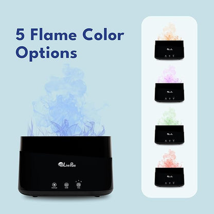 LivePure LP300HUM Aqua Flame Cool Mist Humidifier – Small Ultrasonic Plant - Image 4
