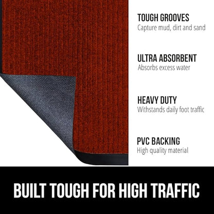 GORILLA GRIP Waterproof Traffic Guard Door Mat, Heavy Duty Entryway Mats - Image 2