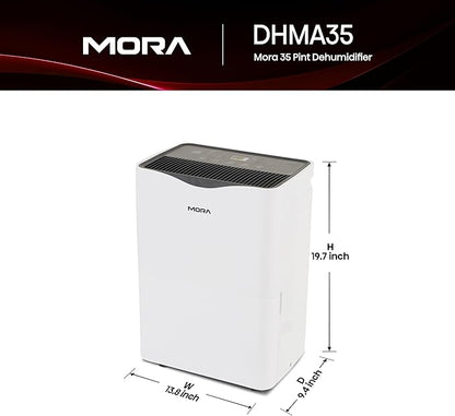 Mora Mora by Hisense 35 Pint Dehumidifier, - Image 2