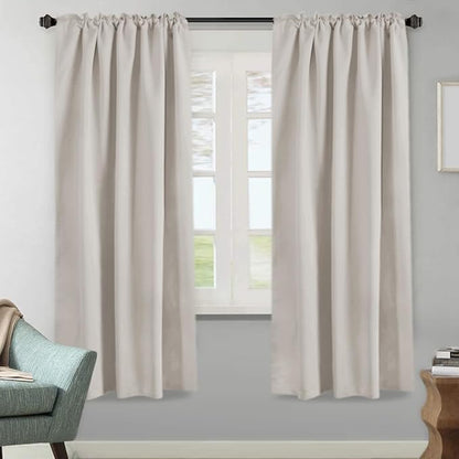 H.VERSAILTEX Blackout Curtains Thermal Insulated Window Treatment Panels Room - Image 2