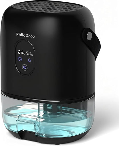 PHILODECO 280 Sq. Ft 35 OZ Dehumidifier, Portable Small Dehumidifiers by PHILODECO