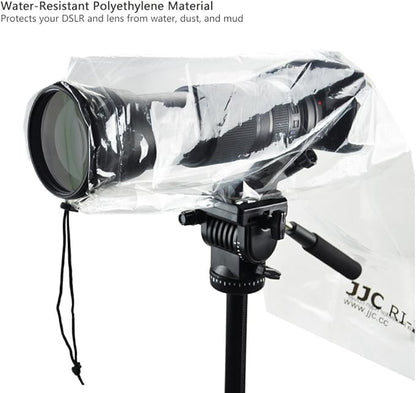 JJC 2 Types DSLR Camera Rain Cover Coat Sleeve Protector - Image 4
