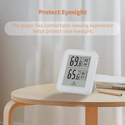 DIGITEN Digital Hygrometer Indoor Thermometer Humidity Meter Rare 360° HD E-Ink - Image 3