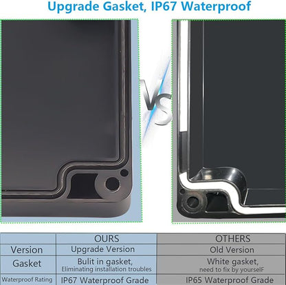 Project Box, Project Boxes Plastic Electric Project Case Junction Box Power Case - Image 3