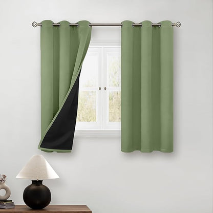 BGment Short 100% Blackout Curtains by BGment