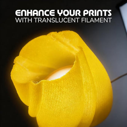 Polymaker Panchroma Gradient PLA Translucent Yellow and Clear 3D Printing - Image 2
