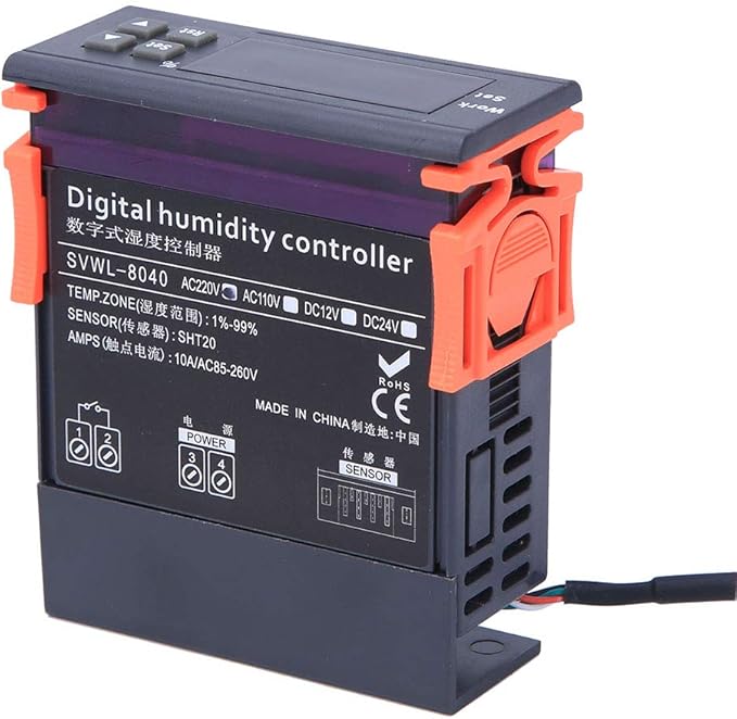 Oumefar AC 220V Digital Air Humidity Controller Range 1%-99% RH High Precision - Image 3