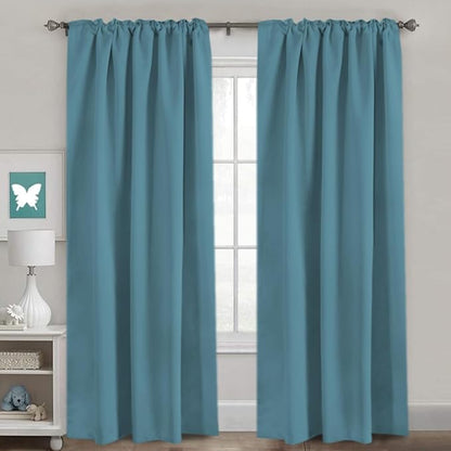 H.VERSAILTEX Blackout Curtains Thermal Insulated Window Treatment Panels Room - Image 2